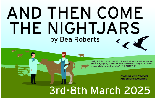 Poynton Players Production poster for And Then Come The Nightjars